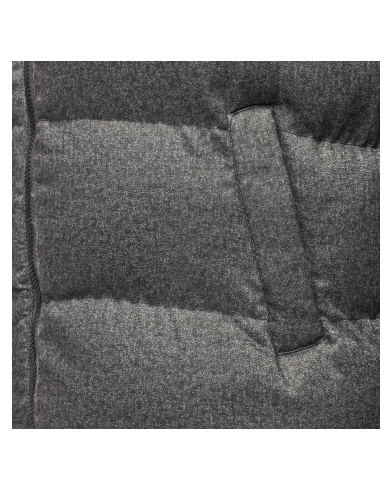 Doudoune bi matière Duke grande taille noir