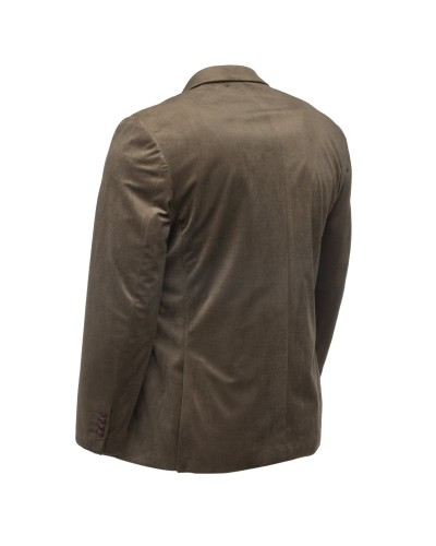 Veste Skopes grande taille en velours palatine marron