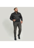 Chemise en twill J.Ordell grande taille noire