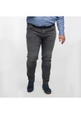 Jean super stretch CM grande taille gris