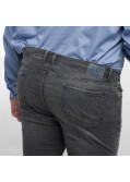 Jean super stretch CM grande taille gris