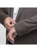 Veste de costume Digel grande taille marron