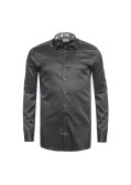 Chemise cintrée en twill J.Ordell manches extra-longues 72 cm noire