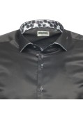 Chemise cintrée en twill J.Ordell manches extra-longues 72 cm noire