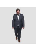 Veste de costume Motif marine: grande taille du 60 au 68