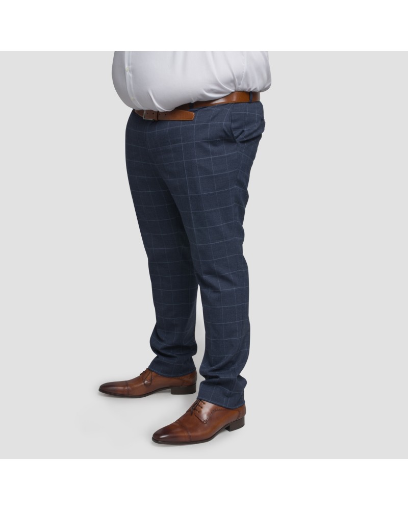 Skopes Costume grande taille homme bleu roi : veste et pantalon