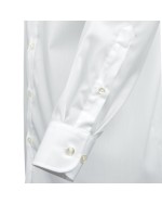 Chemise popeline blanche: grande taille du 44 (XL) au 54 (6XL)