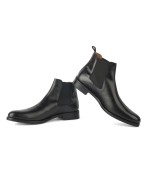 Chaussures bottines Paul Edwards bout rond grande taille noir