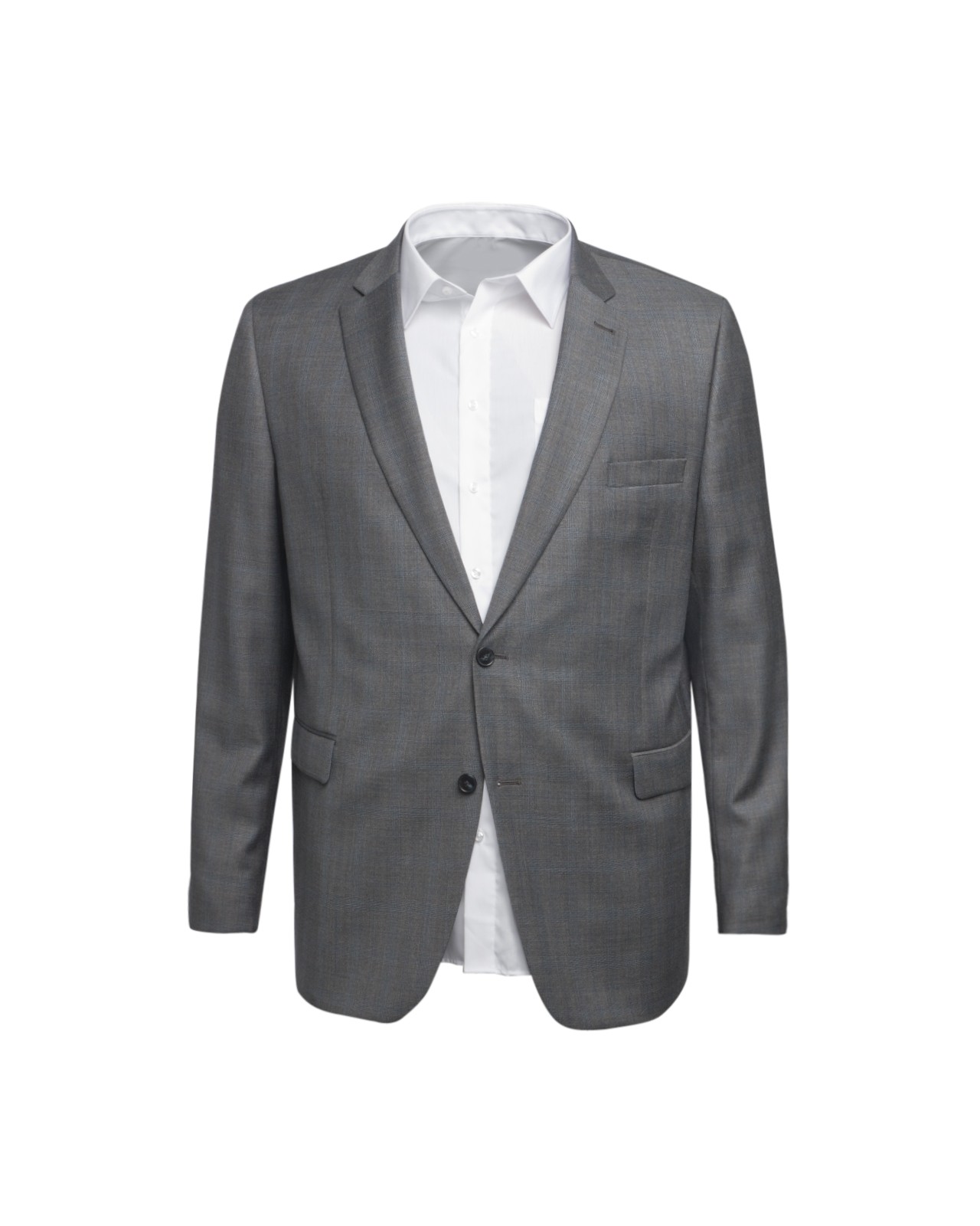 Veste de costume Black Square grande taille grise