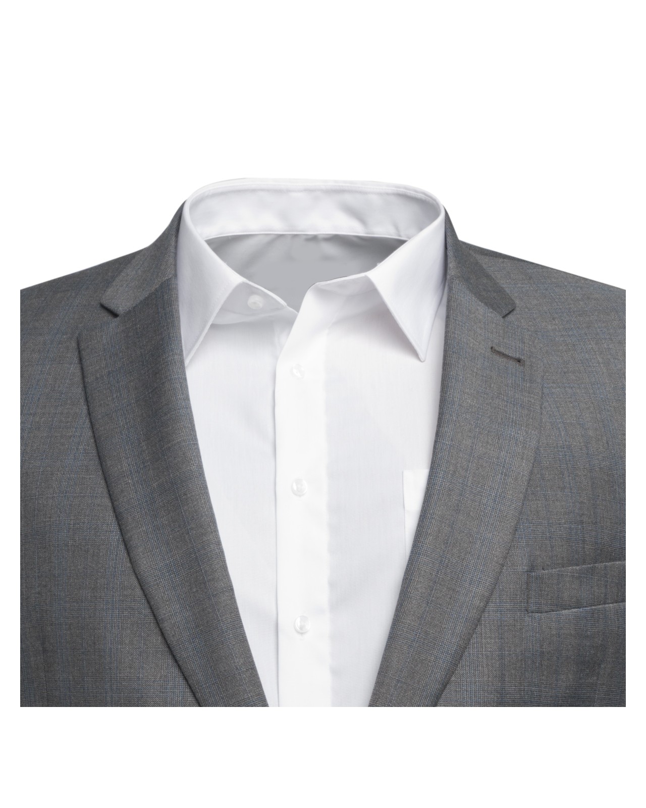 Veste de costume Black Square grande taille grise