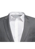 Veste de costume Black Square grande taille grise