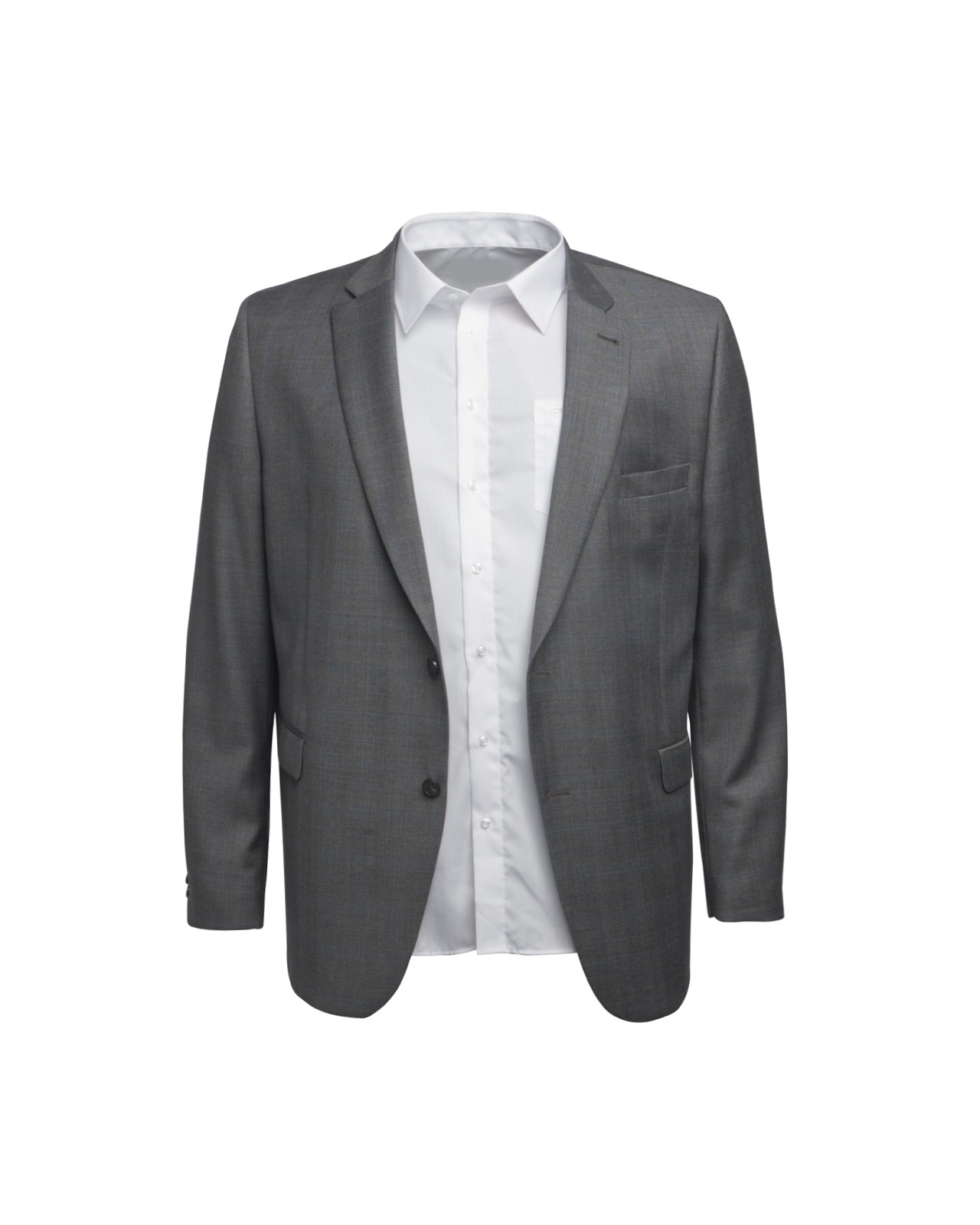 Veste de costume Black Square grande taille grise