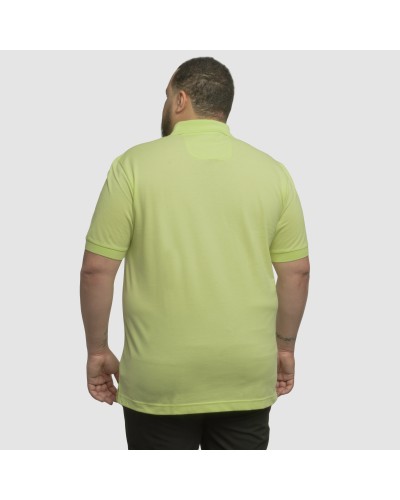 Polo piqué Hugo Boss grande taille jaune lime