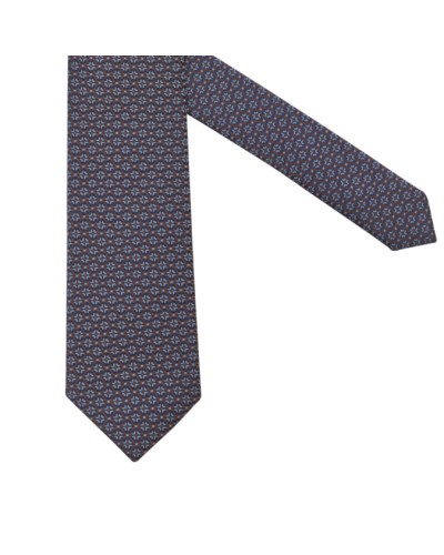 Cravate extra-longue 160 cm Maneven en soie jacquard cuivre