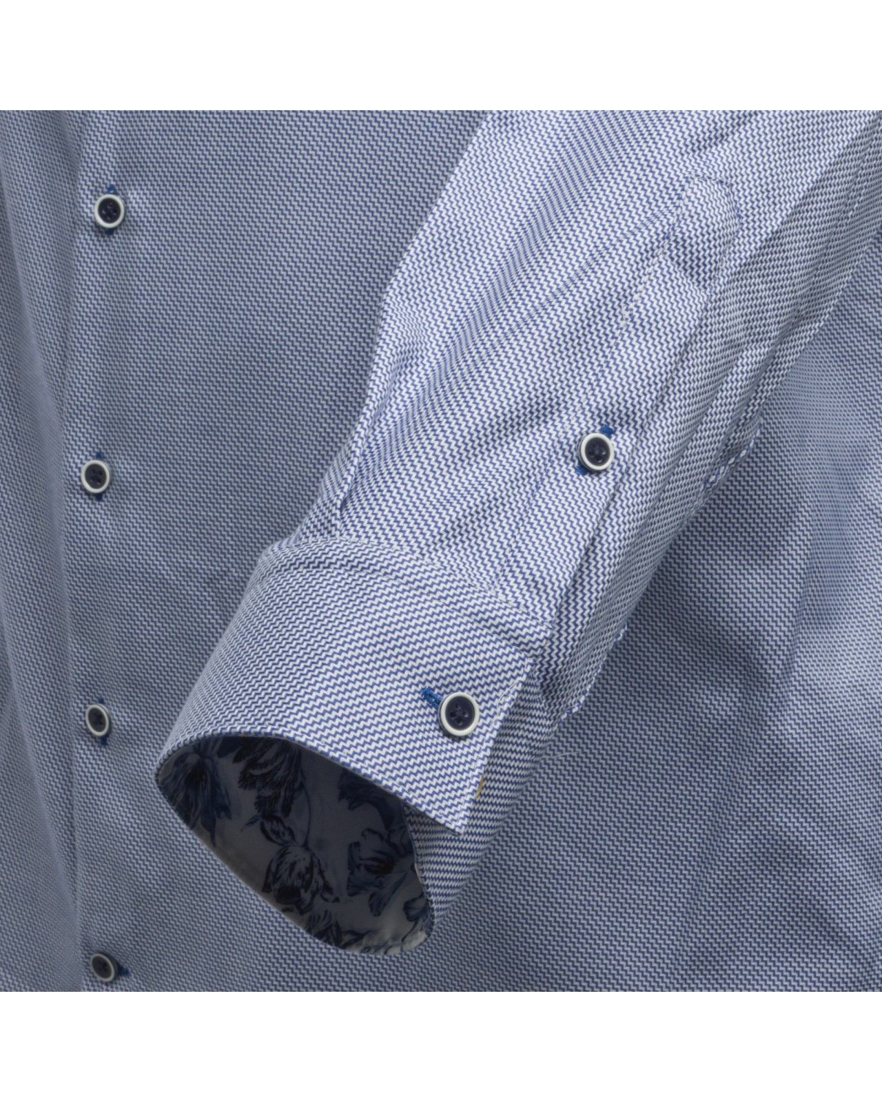 Chemise cintrée J.Ordell manches extra-longues 72 cm marine