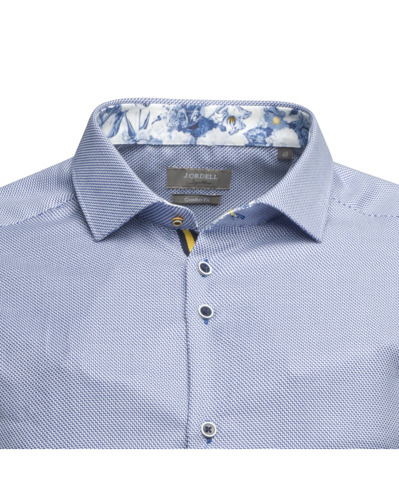 Chemise cintrée J.Ordell manches extra-longues 72 cm marine