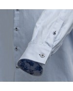 Chemise cintrée J.Ordell manches extra-longues 72 cm en coton bleue