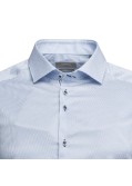 Chemise cintrée J.Ordell manches extra-longues 72 cm en opposition bleue