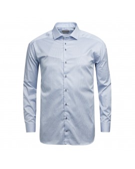 Chemise cintrée J.Ordell manches extra-longues 72 cm en opposition bleue