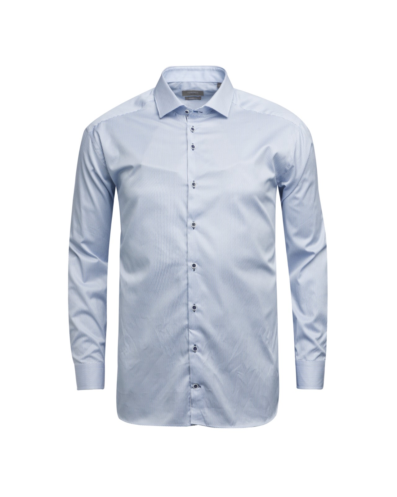 Chemise cintrée J.Ordell manches extra-longues 72 cm en opposition bleue