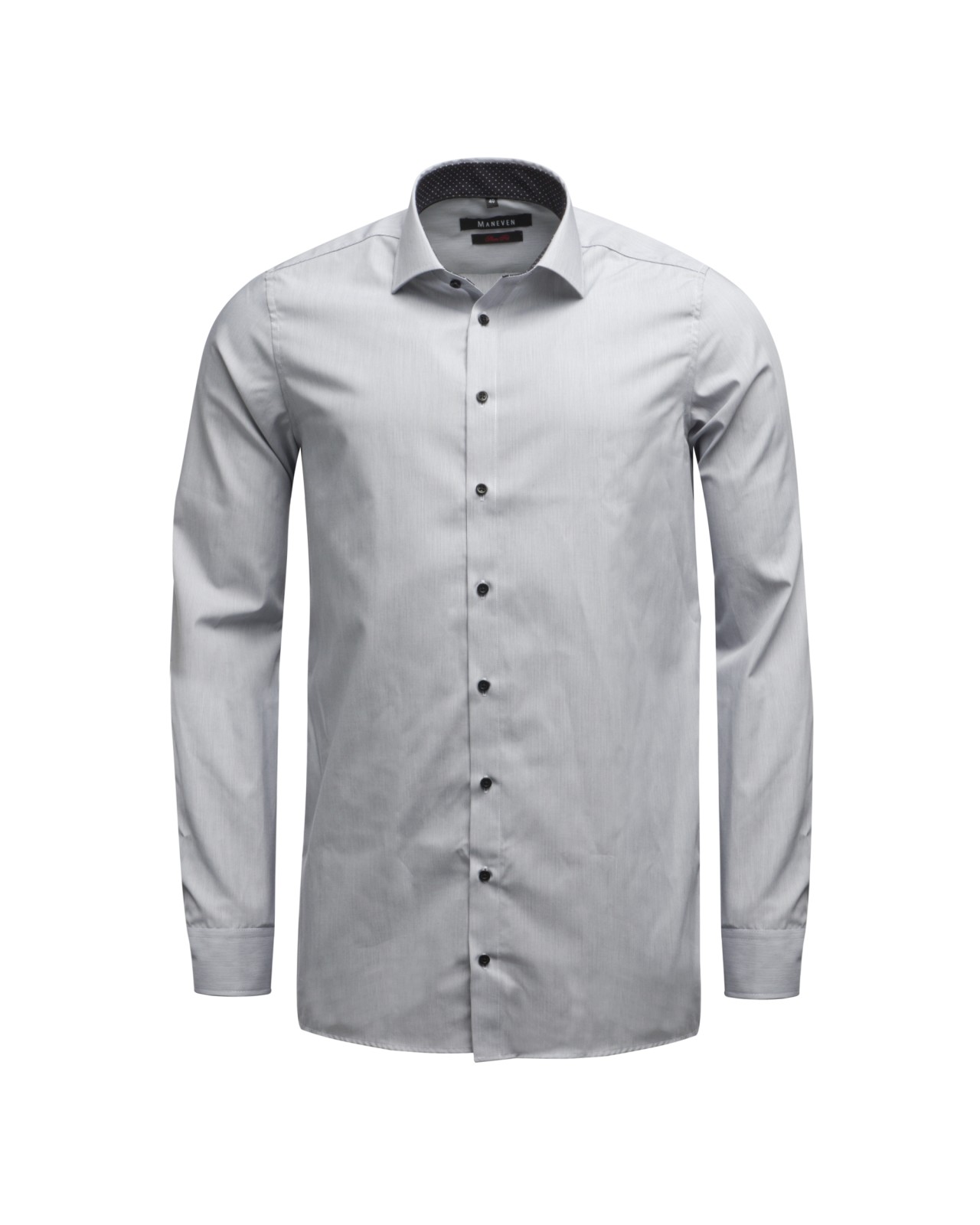 Chemise cintrée Maneven manches extra-longues 72 cm gris