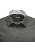 Chemise cintrée Maneven manches extra-longues 72 cm noir