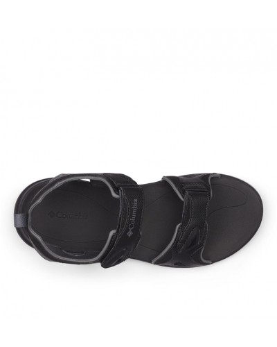 Sandales en cuir Columbia double scratch grande taille noires