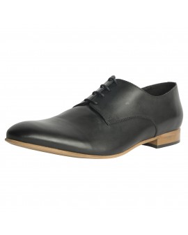 Chaussure derby Fozzetti en cuir grande taille pour homme noires