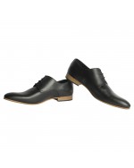 Chaussure derby Fozzetti en cuir grande taille pour homme noires