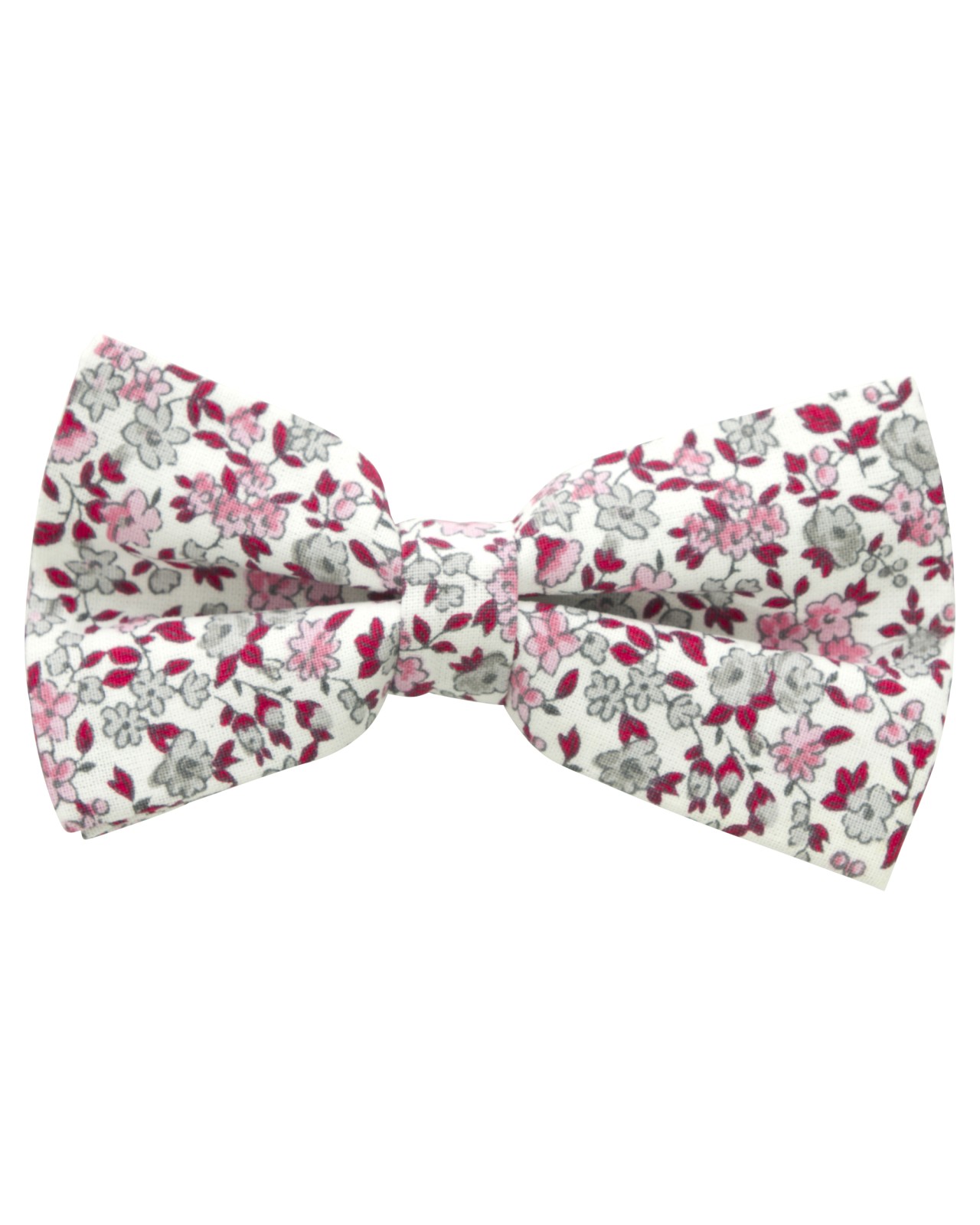 Nœud papillon Maneven grand tour de cou en coton liberty rose