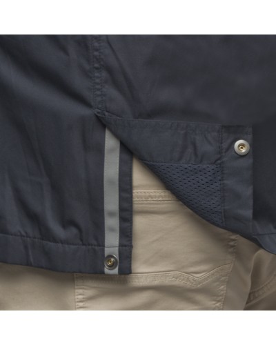 Parka S4 déperlante grande taille bleu marine