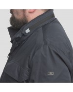 Parka S4 déperlante grande taille bleu marine