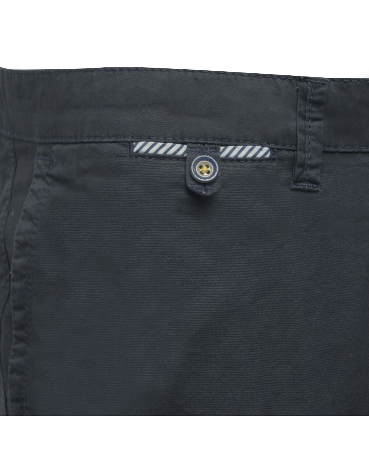 Short chino Bugatti grande taille bleu marine