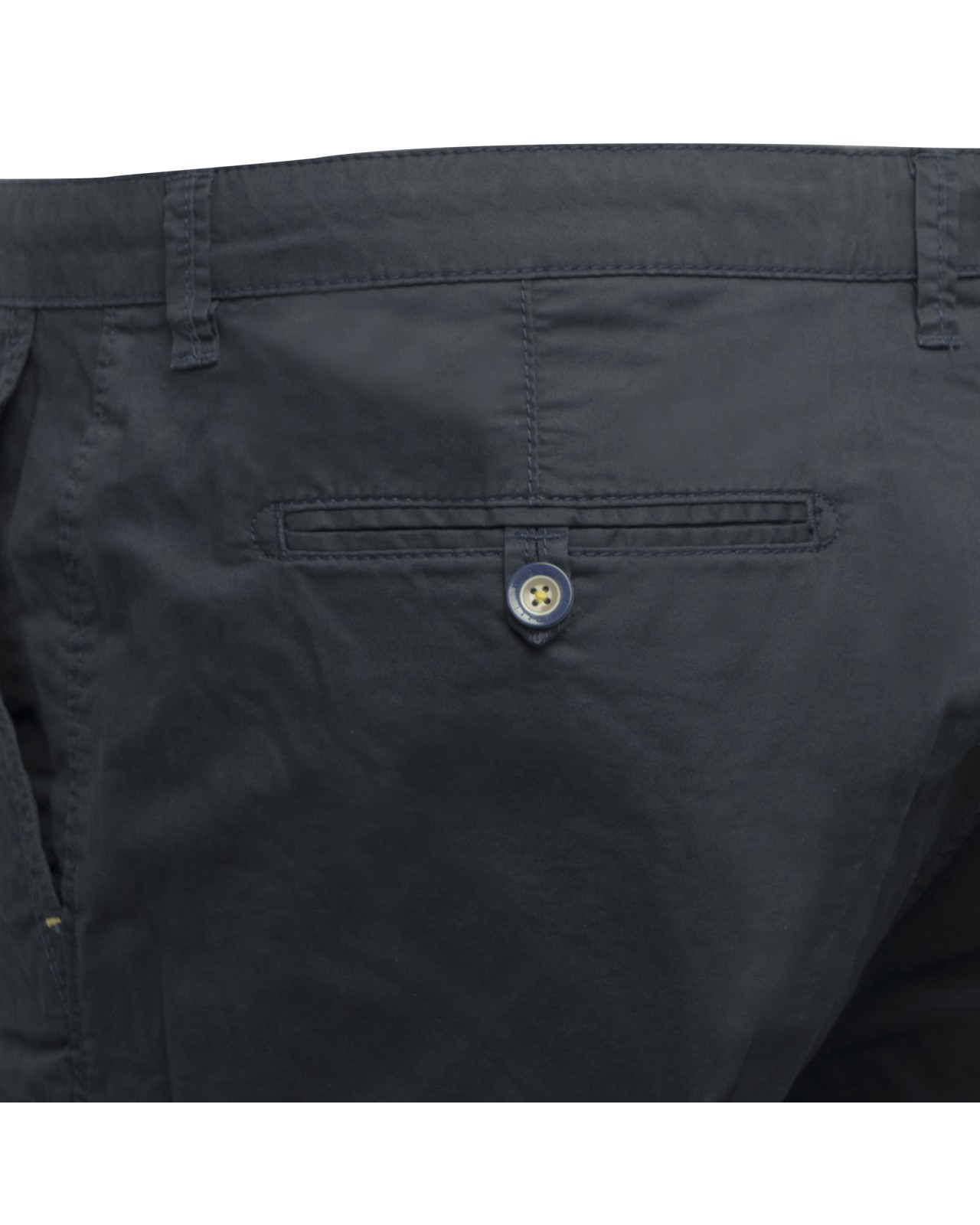 Short chino Bugatti grande taille bleu marine