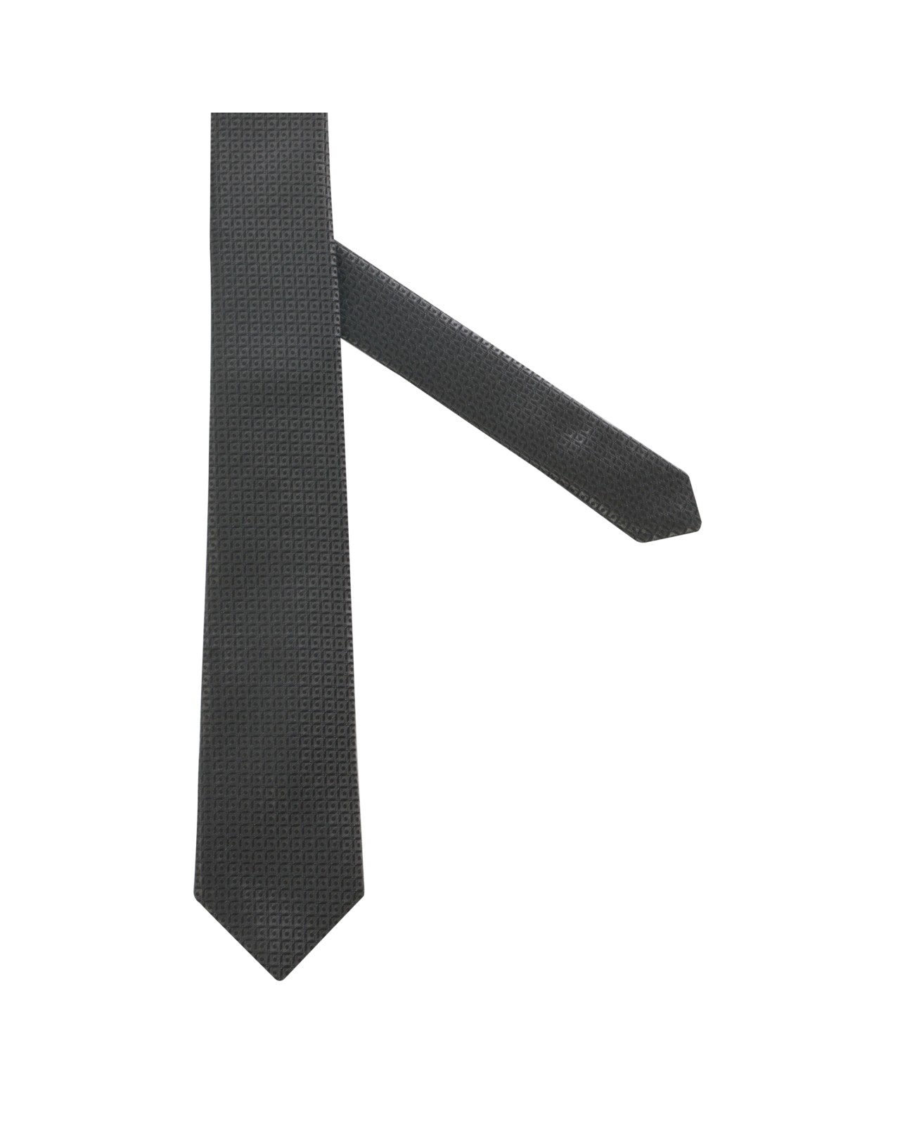 Cravate de cérémonie extra longue satiné anthracite