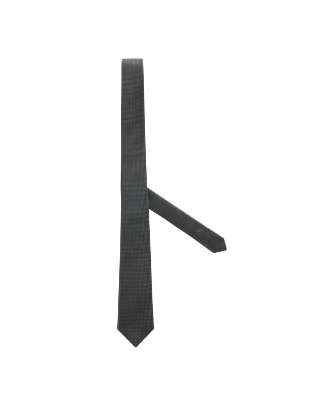 Cravate de cérémonie extra longue satiné anthracite