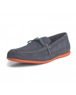 Chaussures bateau Rockport grande taille en daim bleu marine