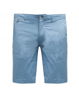 Short chino Bugatti en coton grande taille bleu ciel