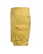 Short cargo Bugatti en coton grande taille jaune