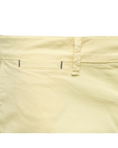 Short chino 1214 avec ceinture jaune