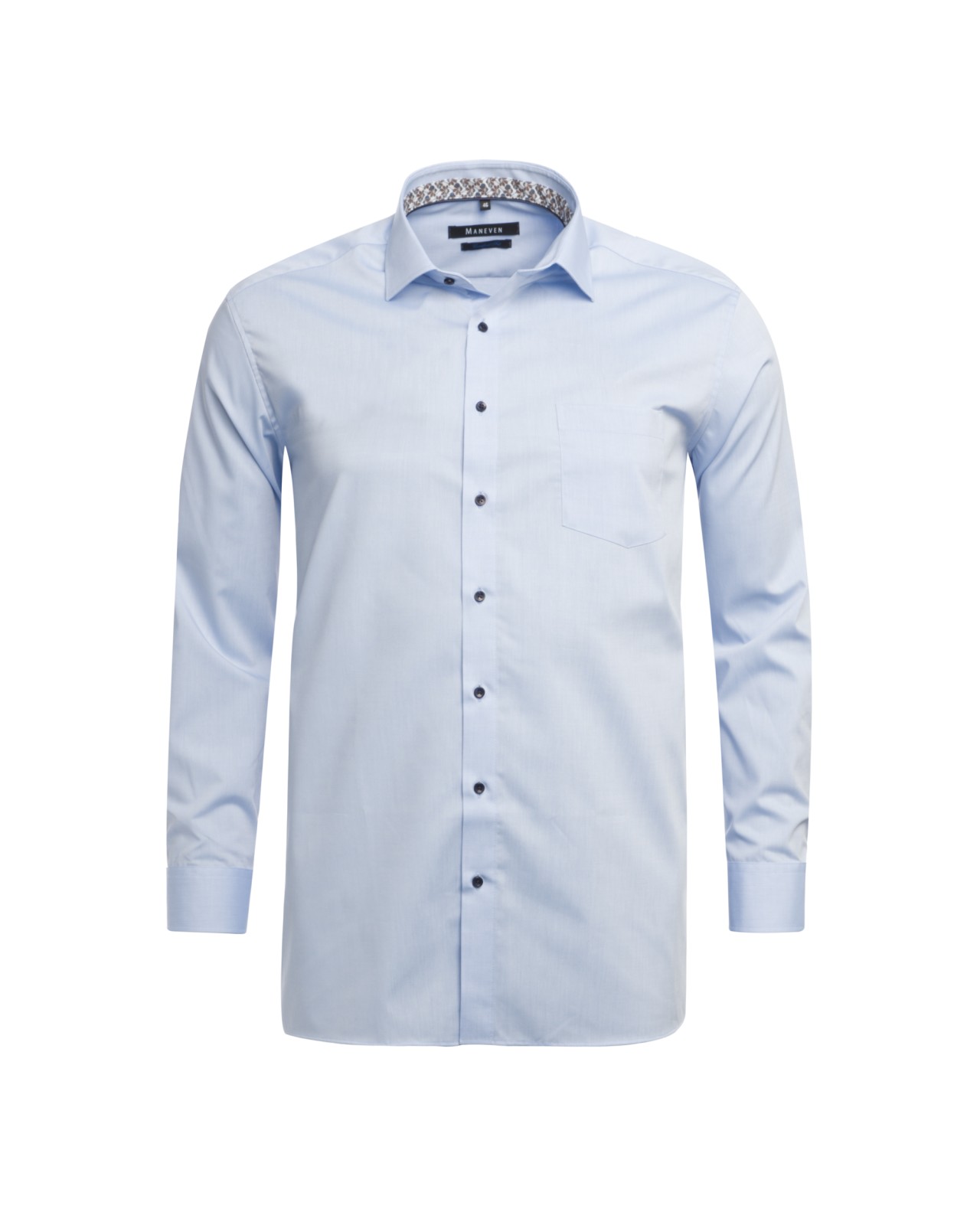Chemise Maneven manches extra-longues 72 cm bleu facile à repasser