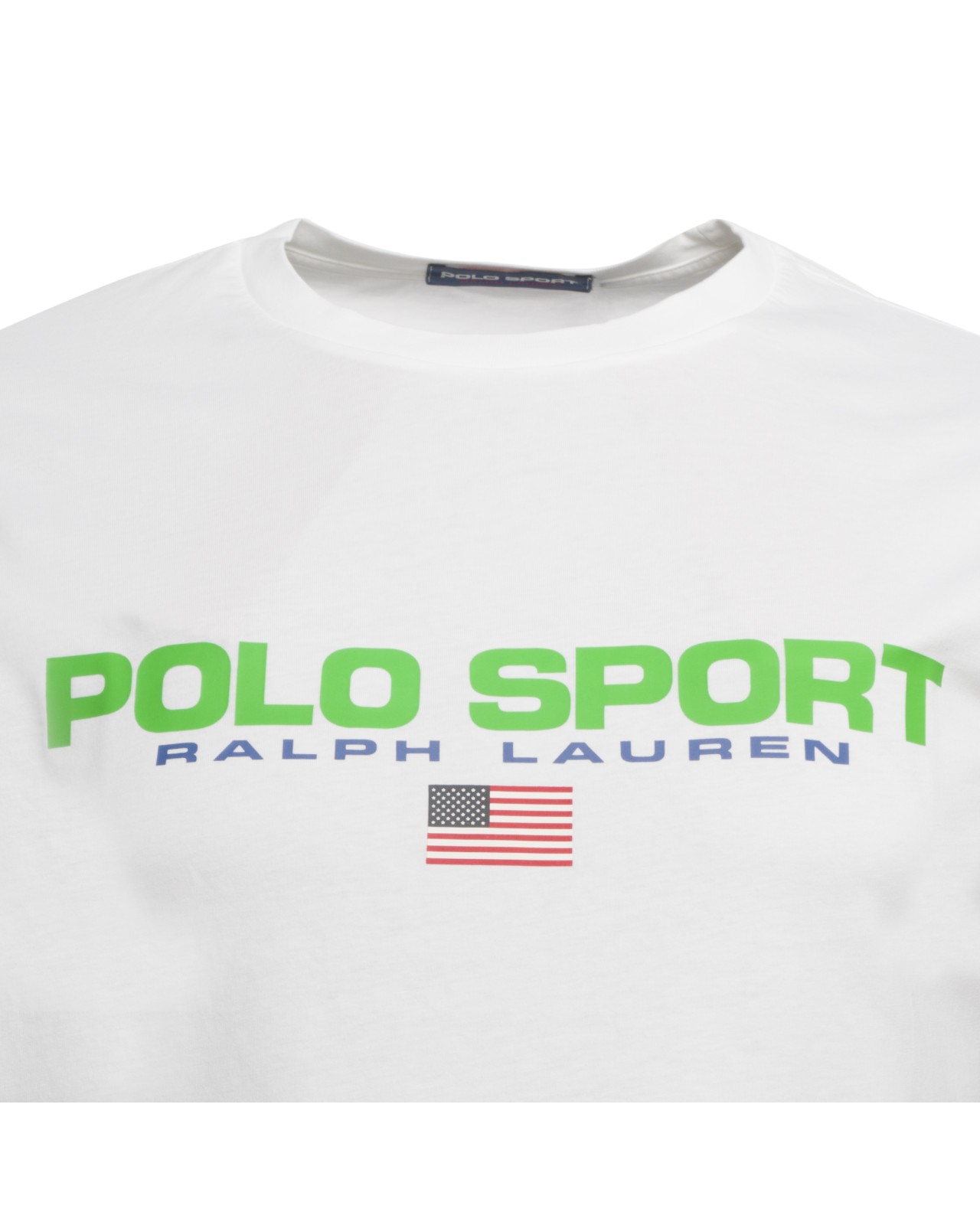 Tee Shirt Ralph Lauren col rond POLO SPORT grande taille blanc