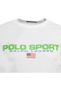 Tee Shirt Ralph Lauren col rond POLO SPORT grande taille blanc