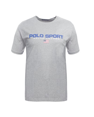 Tee Shirt Ralph Lauren col rond POLO SPORT grande taille gris