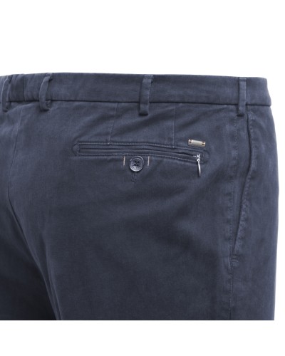 Pantalon chino Bugatti grande taille bleu marine