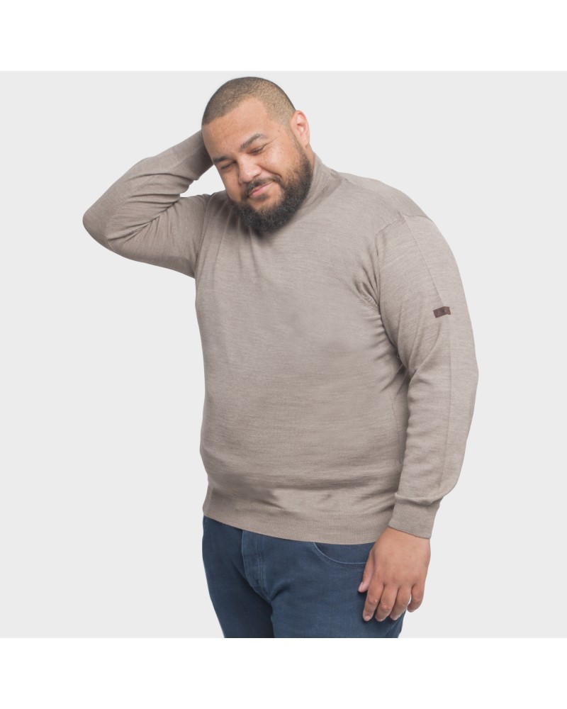 col roulé homme grande taille