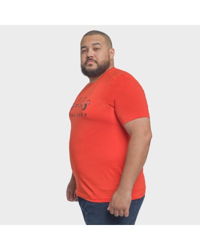 Tee Shirt Hugo Boss col rond grande taille orange