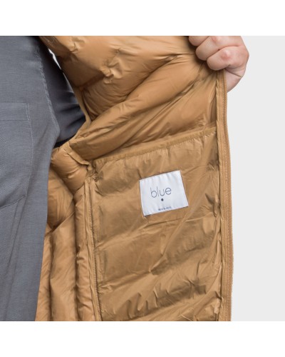 doudoune sans manche camel