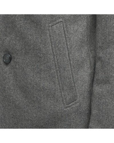 Manteau en laine S4 gris pour homme grand