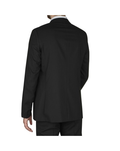 Veste de costume Black Square noire pour homme grand